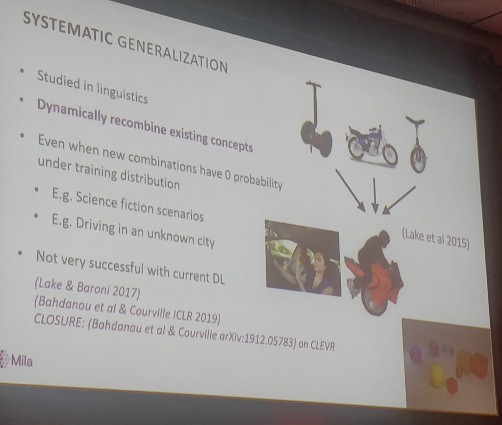 Compositionality is the key to generality, which in turn apparently is the key to imagination.