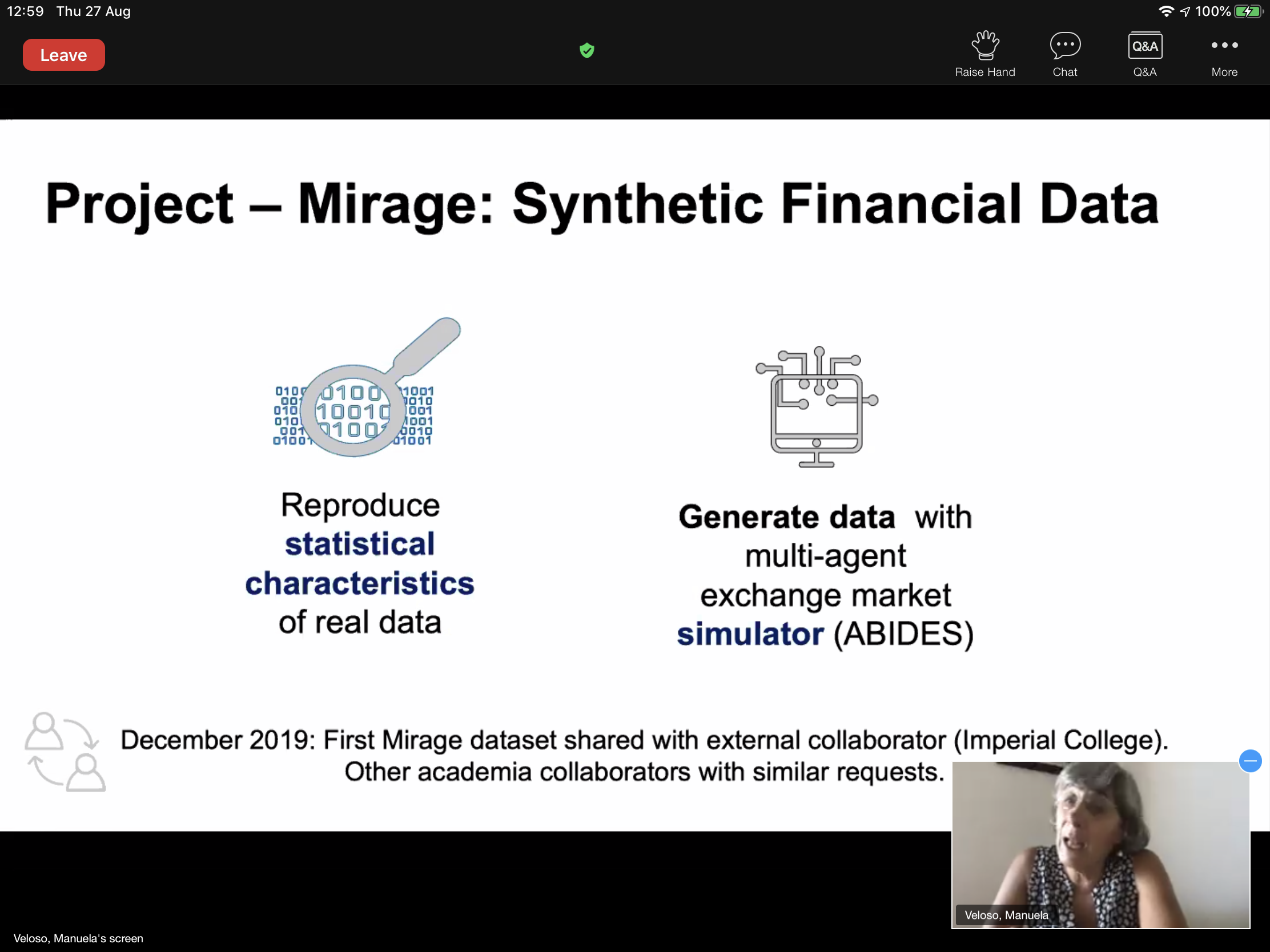 It is important to ensure that synthetic data is similar to real data on selected metrics.